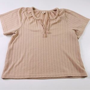 Madewell Tie Neck Tunic Top Women Size Medium